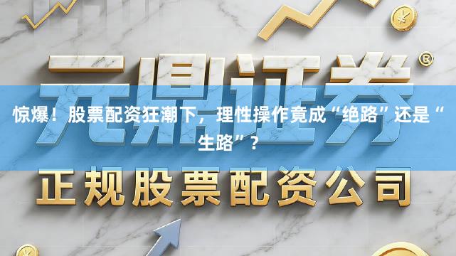 惊爆！股票配资狂潮下，理性操作竟成“绝路”还是“生路”？