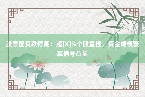 股票配资跌停潮：超[X]%个股重挫，资金规模骤减信号凸显