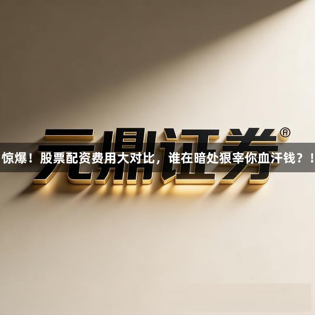 惊爆！股票配资费用大对比，谁在暗处狠宰你血汗钱？！