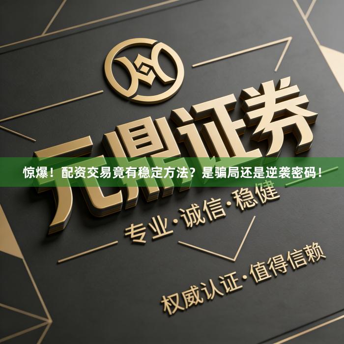 惊爆！配资交易竟有稳定方法？是骗局还是逆袭密码！